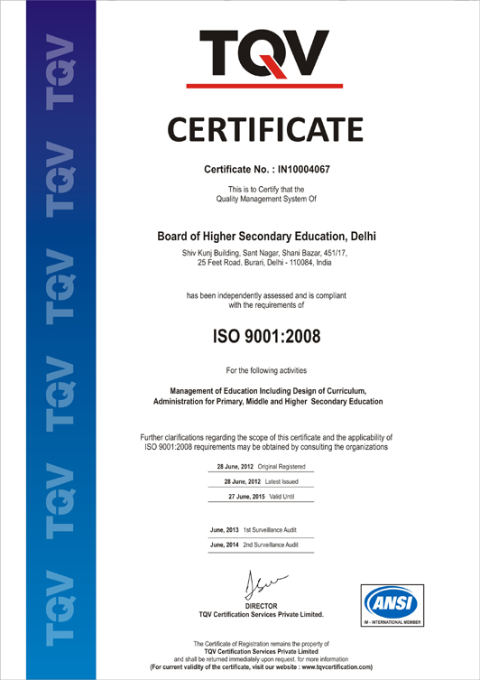ISO Certification